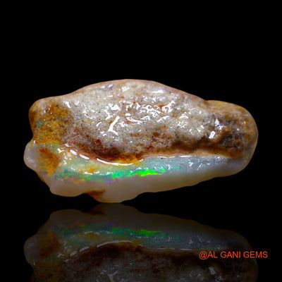 11.00 Cts Natural Australian Fire Opal Loose Gemstone Fancy Rough 25x14x6 mm RD-699