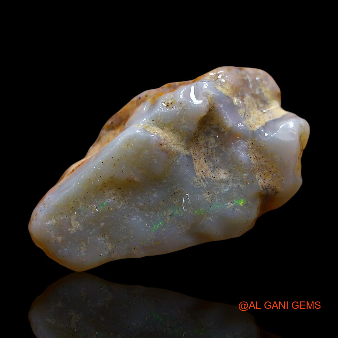 11.00 Cts Natural Australian Fire Opal Loose Gemstone Fancy Rough 25x14x6 mm RD-699