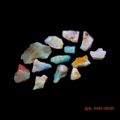 13 Pcs 31.00 Cts Natural Australian Fire Opal Loose Gemstone Fancy Rough Wholesale Lot 6X8 TO 15X21 MM RD-6