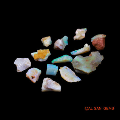 13 Pcs 31.00 Cts Natural Australian Fire Opal Loose Gemstone Fancy Rough Wholesale Lot 6X8 TO 15X21 MM RD-6