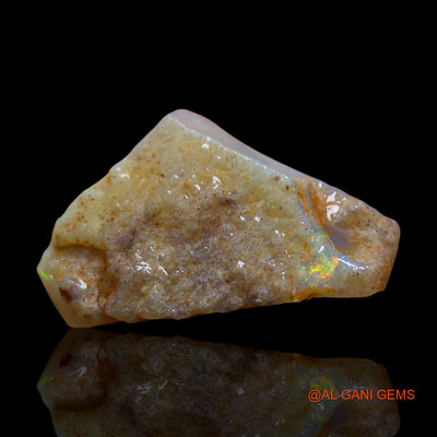 11.00 Cts Natural Australian Fire Opal Loose Gemstone Fancy Rough 26x16x5 mm RD-704