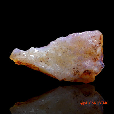 Natural Fire Opal Gemstone 7.00 Cts Loose Fancy Rough From Australia 27x15x4 mm RD-706