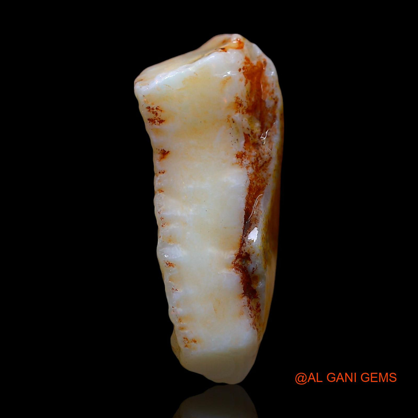 15.00 Cts Natural Australian Fire Opal Loose Gemstone Fancy Rough 26x12x10 mm RD-707
