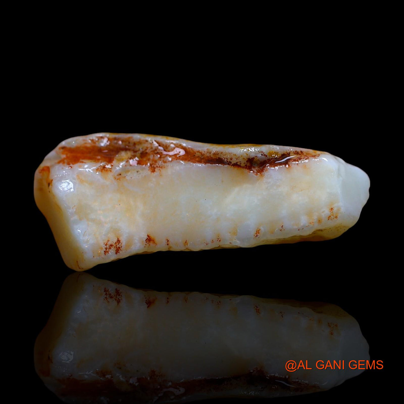 15.00 Cts Natural Australian Fire Opal Loose Gemstone Fancy Rough 26x12x10 mm RD-707