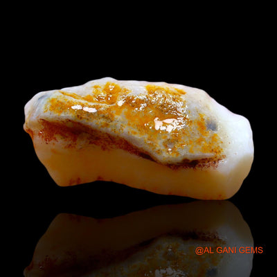 15.00 Cts Natural Australian Fire Opal Loose Gemstone Fancy Rough 26x12x10 mm RD-707