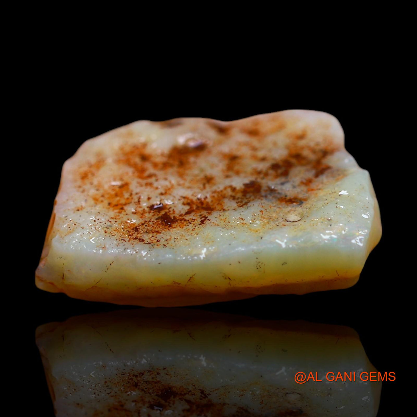 13.00 Cts Unheated Australian Fire Opal Loose Gemstone Fancy Rough Natural 22x17x6 mm RD-709