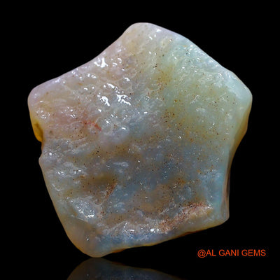 Natural Fire Opal Gemstone 16.00 Cts Loose Fancy Rough From Australia 21x20x6 mm RD-710
