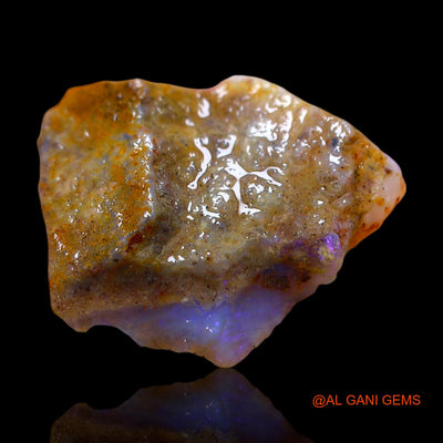 12.00 Cts Natural Australian Fire Opal Loose Gemstone Fancy Rough 22x18x6 mm RD-713