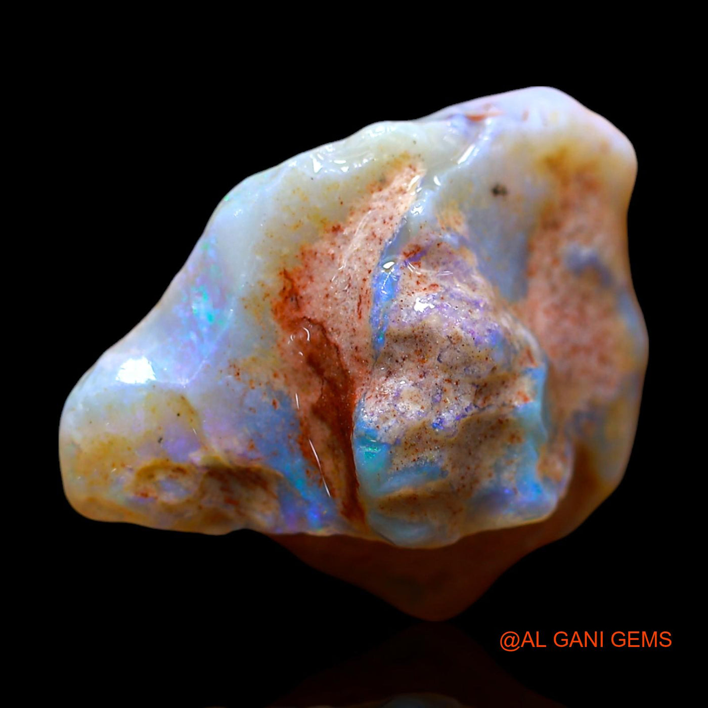 14.00 Cts Natural Australian Fire Opal Loose Gemstone Fancy Rough 22x18x11 mm RD-715