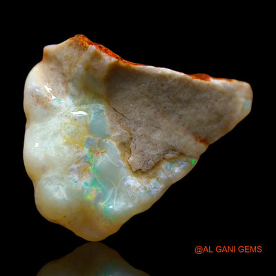 17.00 Cts Natural Australian Fire Opal Loose Gemstone Fancy Rough 22x15x14 mm RD-716