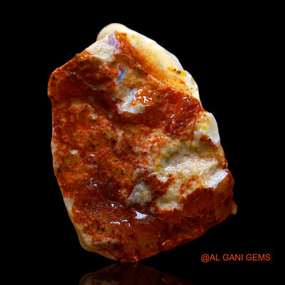 17.00 Cts Natural Australian Fire Opal Loose Gemstone Fancy Rough 22x15x14 mm RD-716