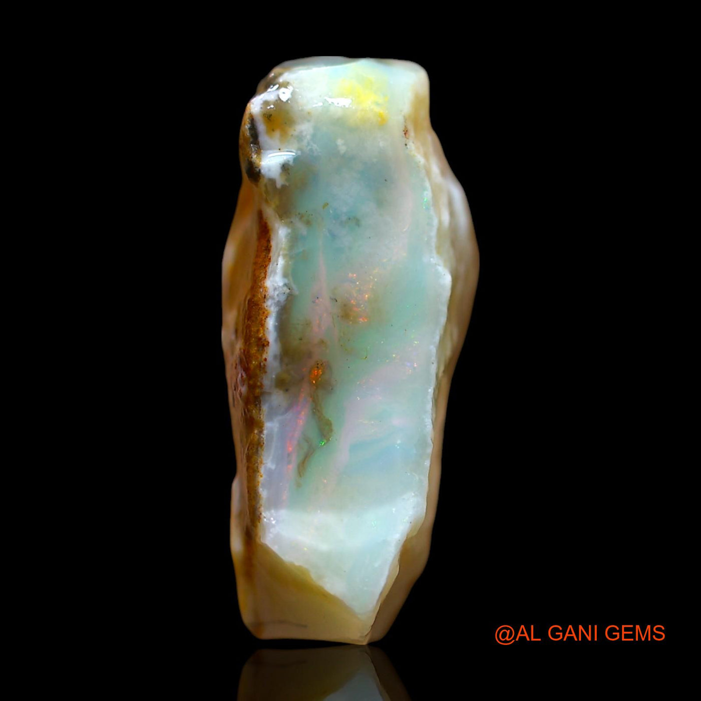 18.00 Cts Natural Australian Fire Opal Fancy Rough Loose Gemstone For Jewelry 21x16x9 mm RD-717