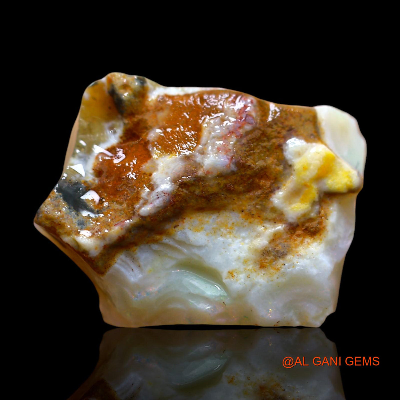 18.00 Cts Natural Australian Fire Opal Fancy Rough Loose Gemstone For Jewelry 21x16x9 mm RD-717