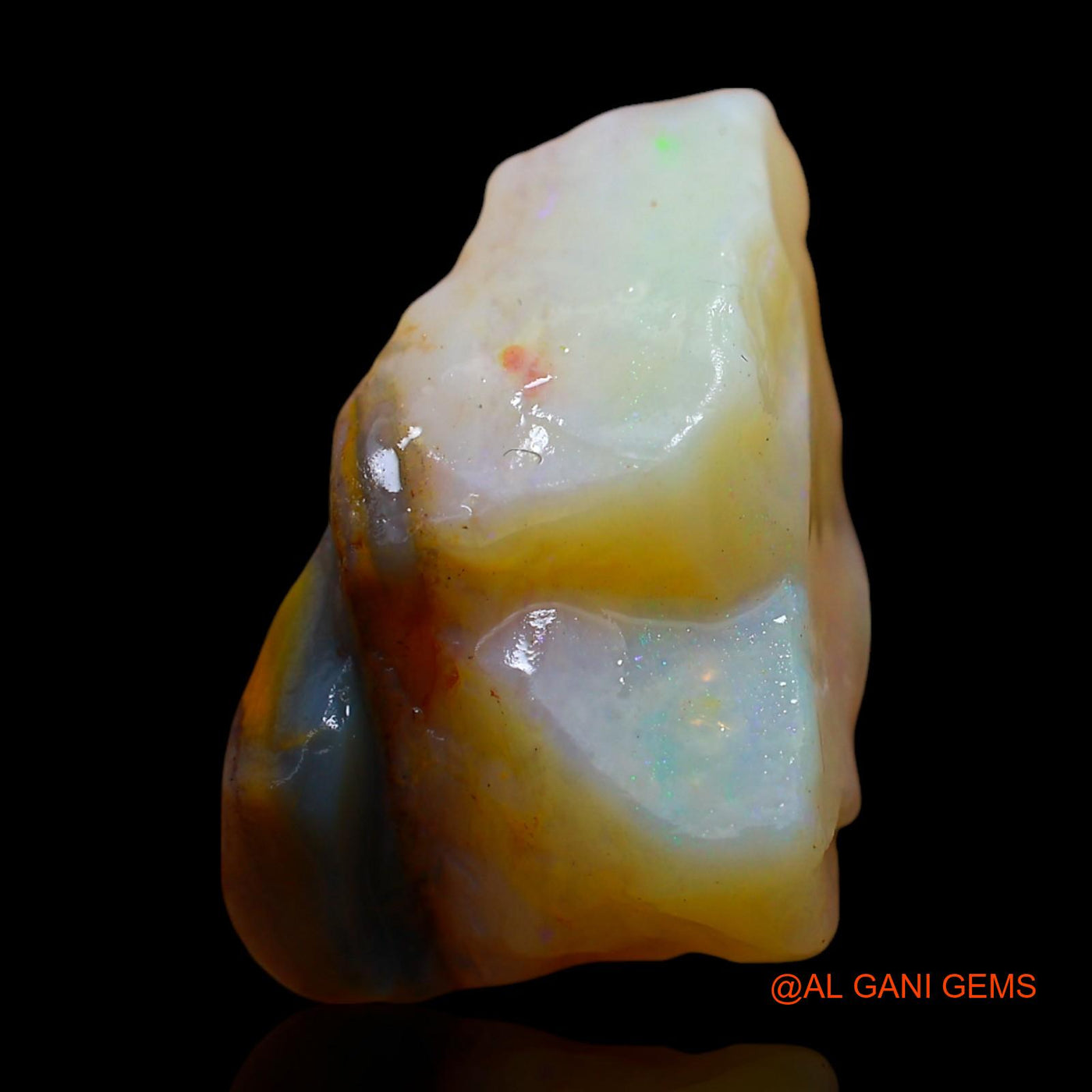 16.00 Cts Unheated Australian Fire Opal Loose Gemstone Fancy Rough Natural 24x14x14 mm RD-718