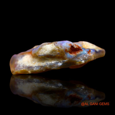 11.00 Cts Natural Australian Fire Opal Loose Gemstone Fancy Rough 25x17x7 mm RD-725