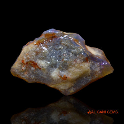 11.00 Cts Natural Australian Fire Opal Loose Gemstone Fancy Rough 25x17x7 mm RD-725
