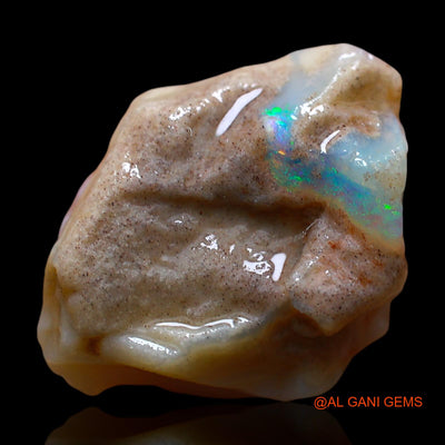 Natural Untreated Fire Opal Loose Gemstone Fancy Rough From Australia 18.00 Cts 23x17x10 mm RD-726