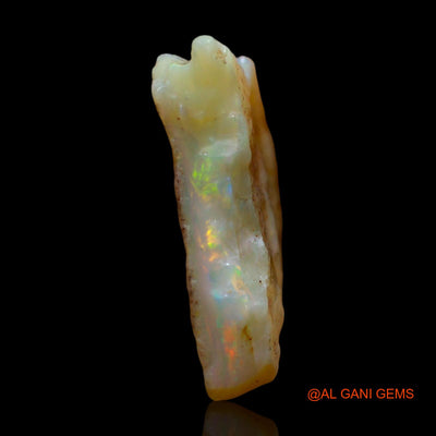 9.00 Cts Natural Australian Fire Opal Loose Gemstone Fancy Rough 19x18x4 mm RD-729