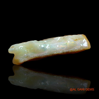 9.00 Cts Natural Australian Fire Opal Loose Gemstone Fancy Rough 19x18x4 mm RD-729
