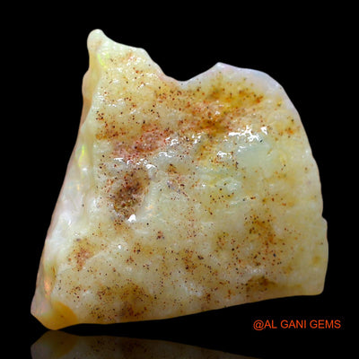 9.00 Cts Natural Australian Fire Opal Loose Gemstone Fancy Rough 19x18x4 mm RD-729
