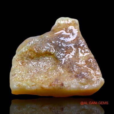9.00 Cts Natural Australian Fire Opal Loose Gemstone Fancy Rough 19x18x4 mm RD-729