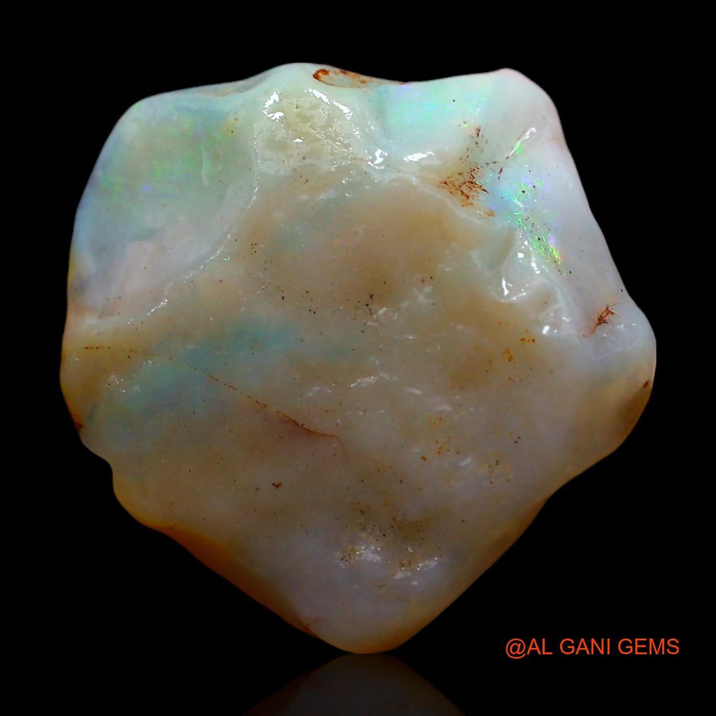 15.00 Cts Natural Australian Fire Opal Loose Gemstone Fancy Rough 20x19x8 mm RD-730