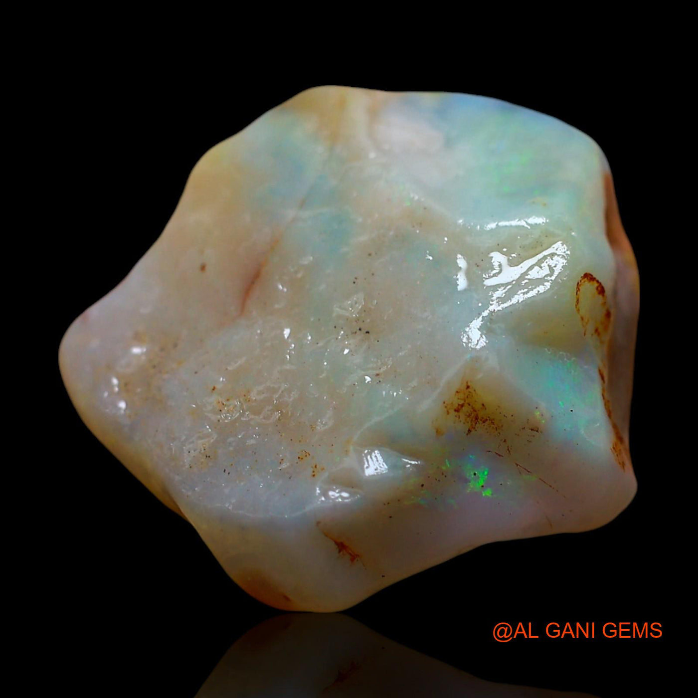 15.00 Cts Natural Australian Fire Opal Loose Gemstone Fancy Rough 20x19x8 mm RD-730