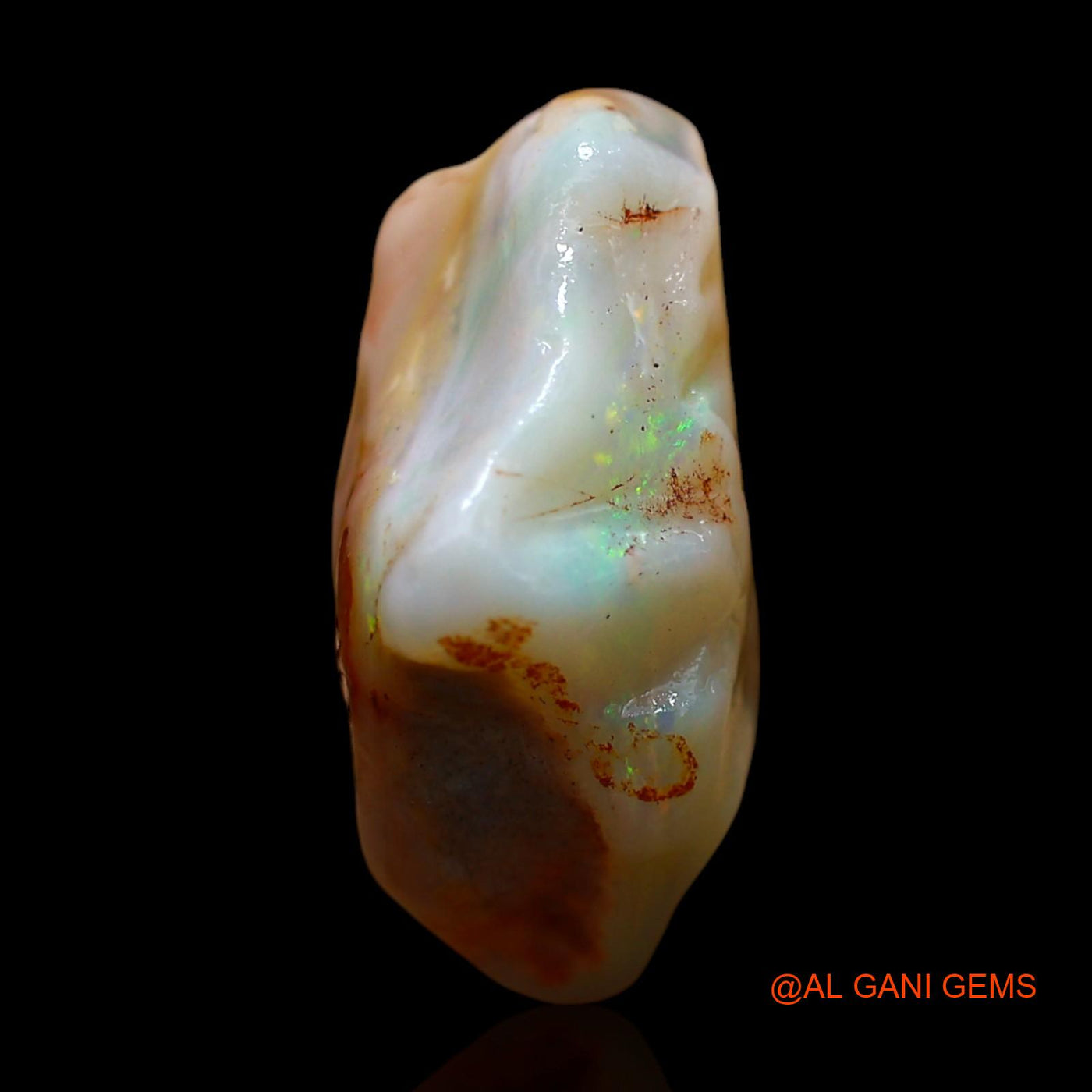 15.00 Cts Natural Australian Fire Opal Loose Gemstone Fancy Rough 20x19x8 mm RD-730