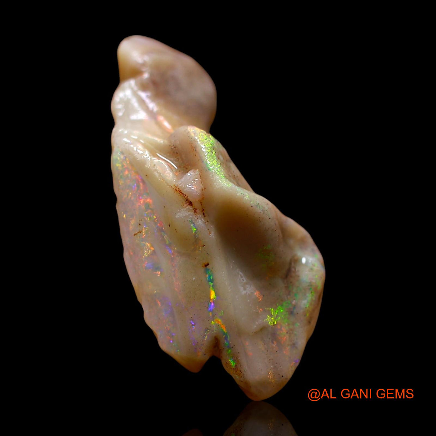 15.00 Cts Natural Australian Fire Opal Loose Gemstone Fancy Rough 26x14x10 mm RD-733
