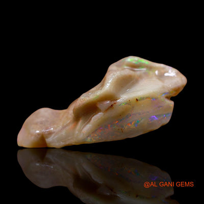 15.00 Cts Natural Australian Fire Opal Loose Gemstone Fancy Rough 26x14x10 mm RD-733
