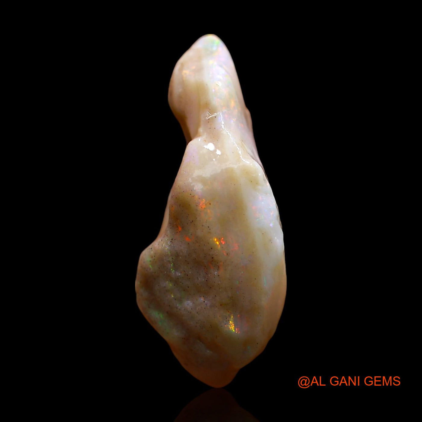 15.00 Cts Natural Australian Fire Opal Loose Gemstone Fancy Rough 26x14x10 mm RD-733