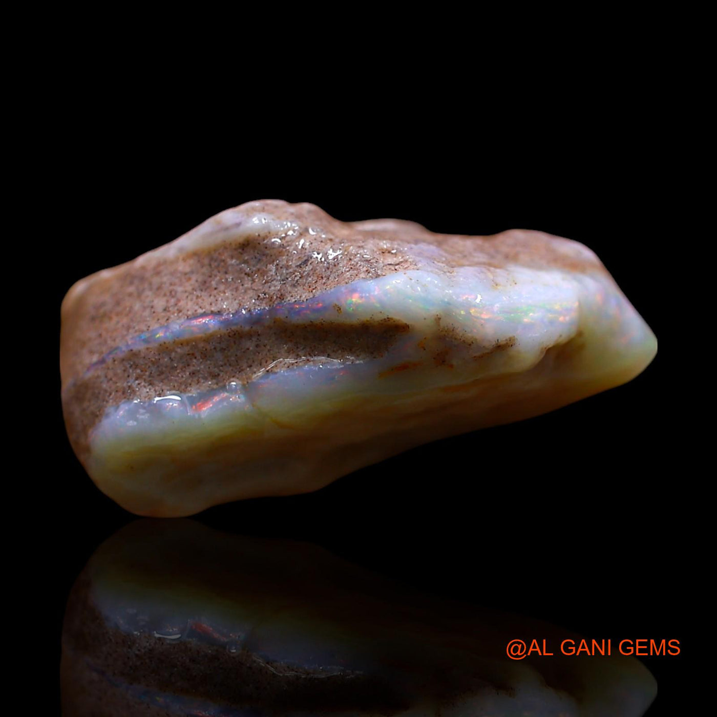 18.00 Cts Natural Australian Fire Opal Fancy Rough Loose Gemstone For Jewelry 24x17x10 mm RD-734