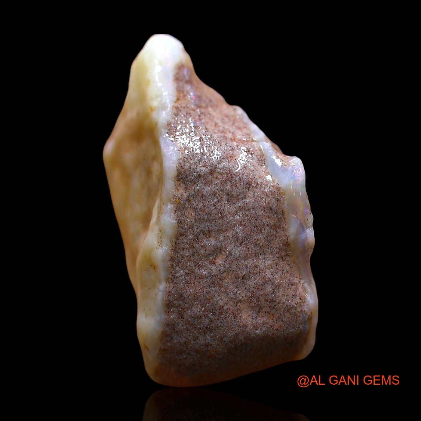18.00 Cts Natural Australian Fire Opal Fancy Rough Loose Gemstone For Jewelry 24x17x10 mm RD-734