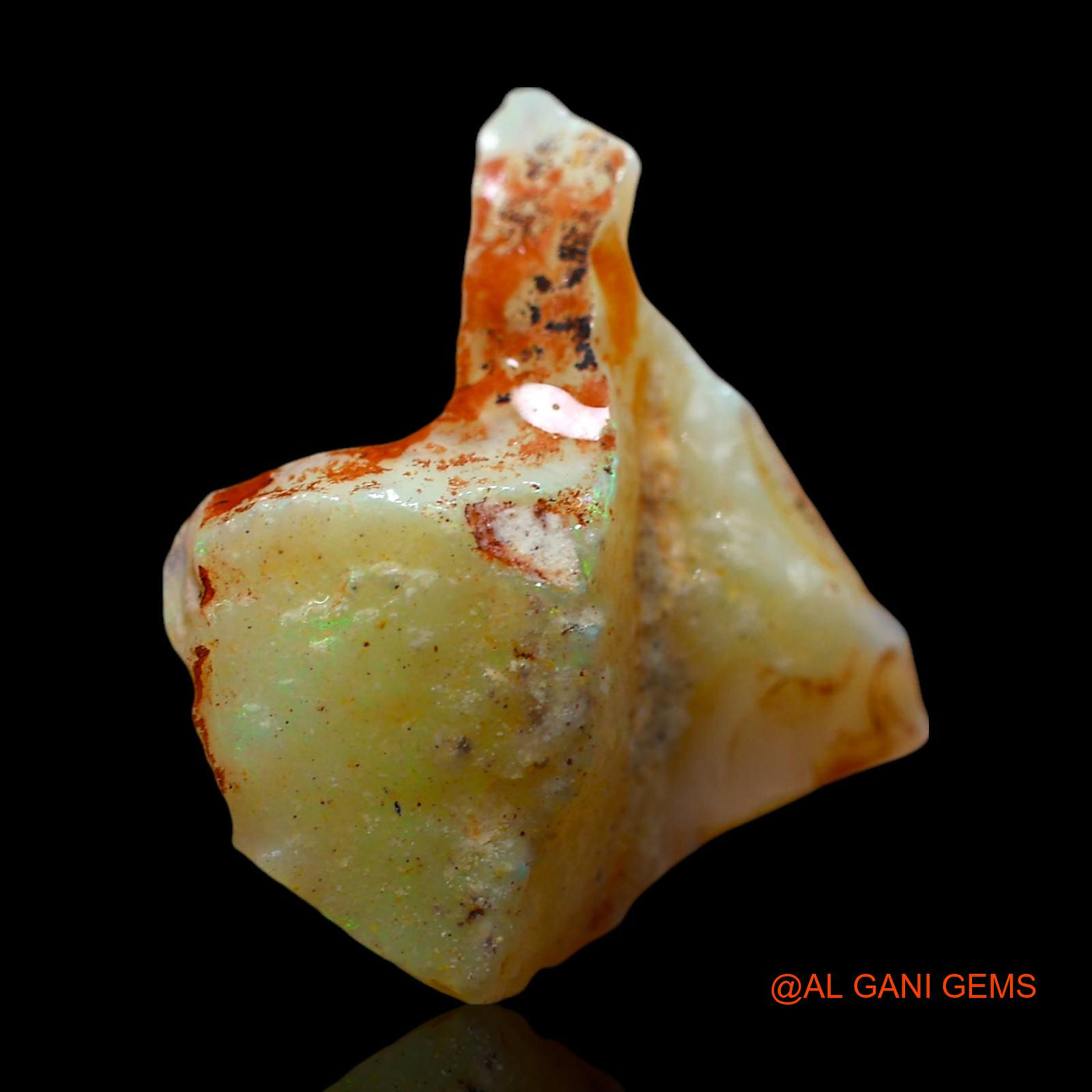 11.00 Cts Natural Australian Fire Opal Loose Gemstone Fancy Rough 19x17x9 mm RD-736