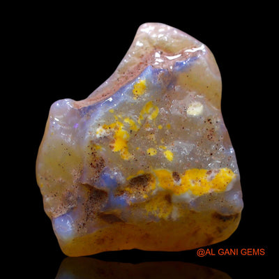 12.00 Cts Natural Australian Fire Opal Loose Gemstone Fancy Rough 21x18x6 mm RD-737