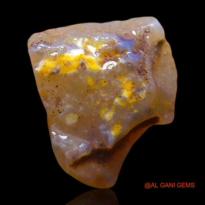 12.00 Cts Natural Australian Fire Opal Loose Gemstone Fancy Rough 21x18x6 mm RD-737