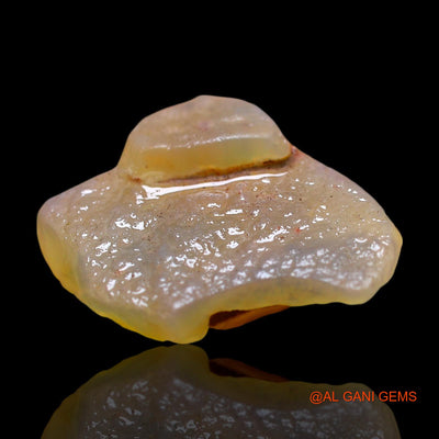 12.00 Cts Natural Australian Fire Opal Loose Gemstone Fancy Rough 21x18x6 mm RD-737