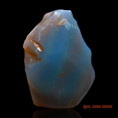 Natural Fire Opal Gemstone 14.00 Cts Loose Fancy Rough From Australia 22x15x5 mm RD-740