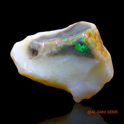 Natural Untreated Fire Opal Loose Gemstone Fancy Rough From Australia 10.00 Cts 18x16x7 mm RD-741