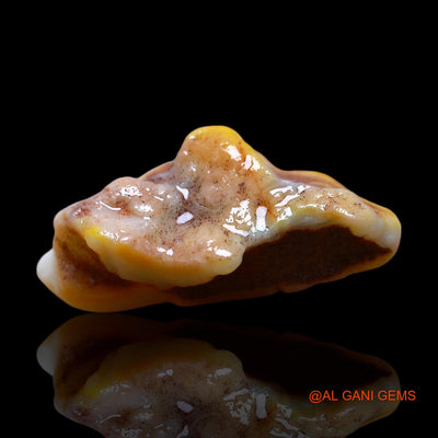 12.00 Cts Natural Australian Fire Opal Loose Gemstone Fancy Rough 25x13x8 mm RD-743