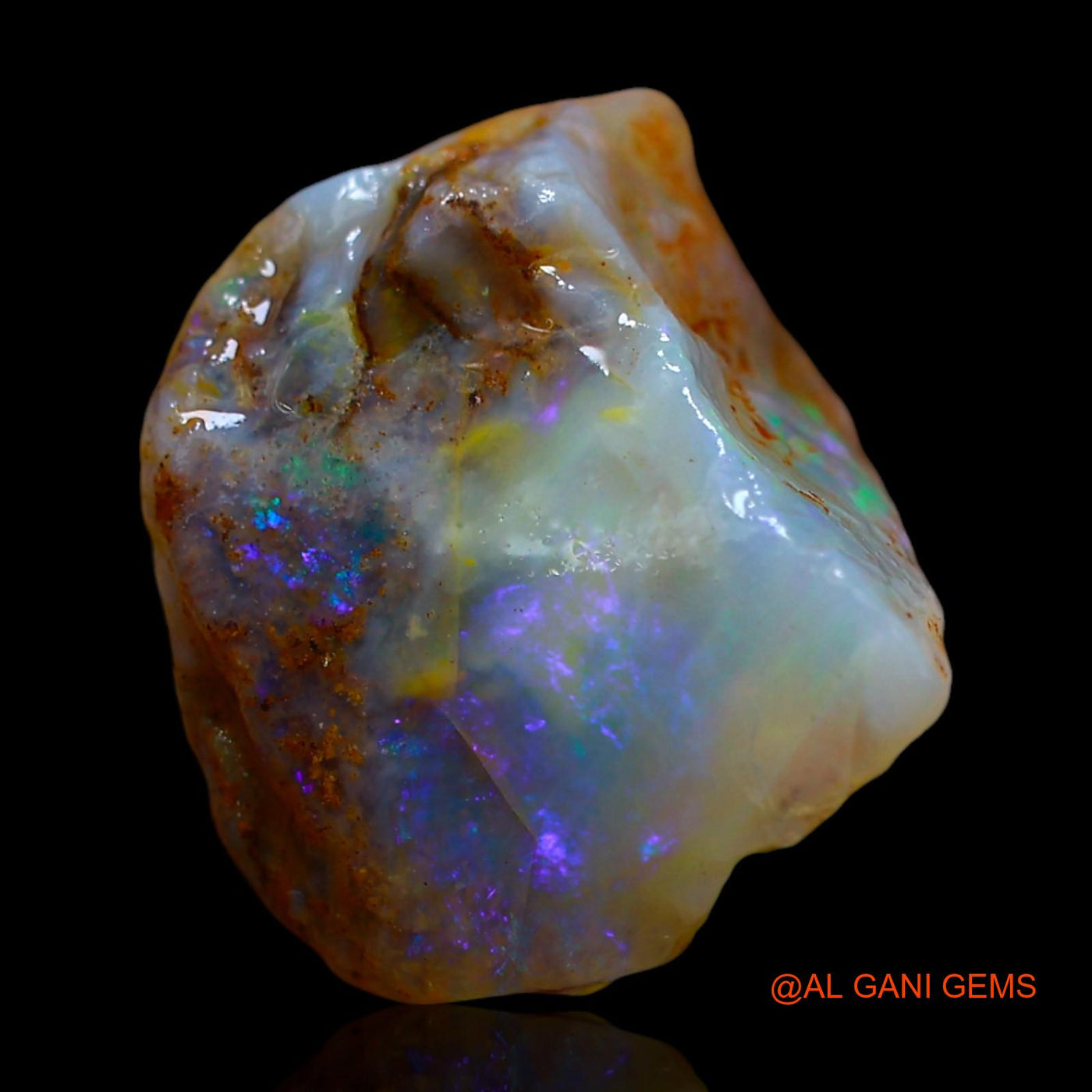 15.00 Cts Natural Australian Fire Opal Loose Gemstone Fancy Rough 21x14x14 mm RD-745