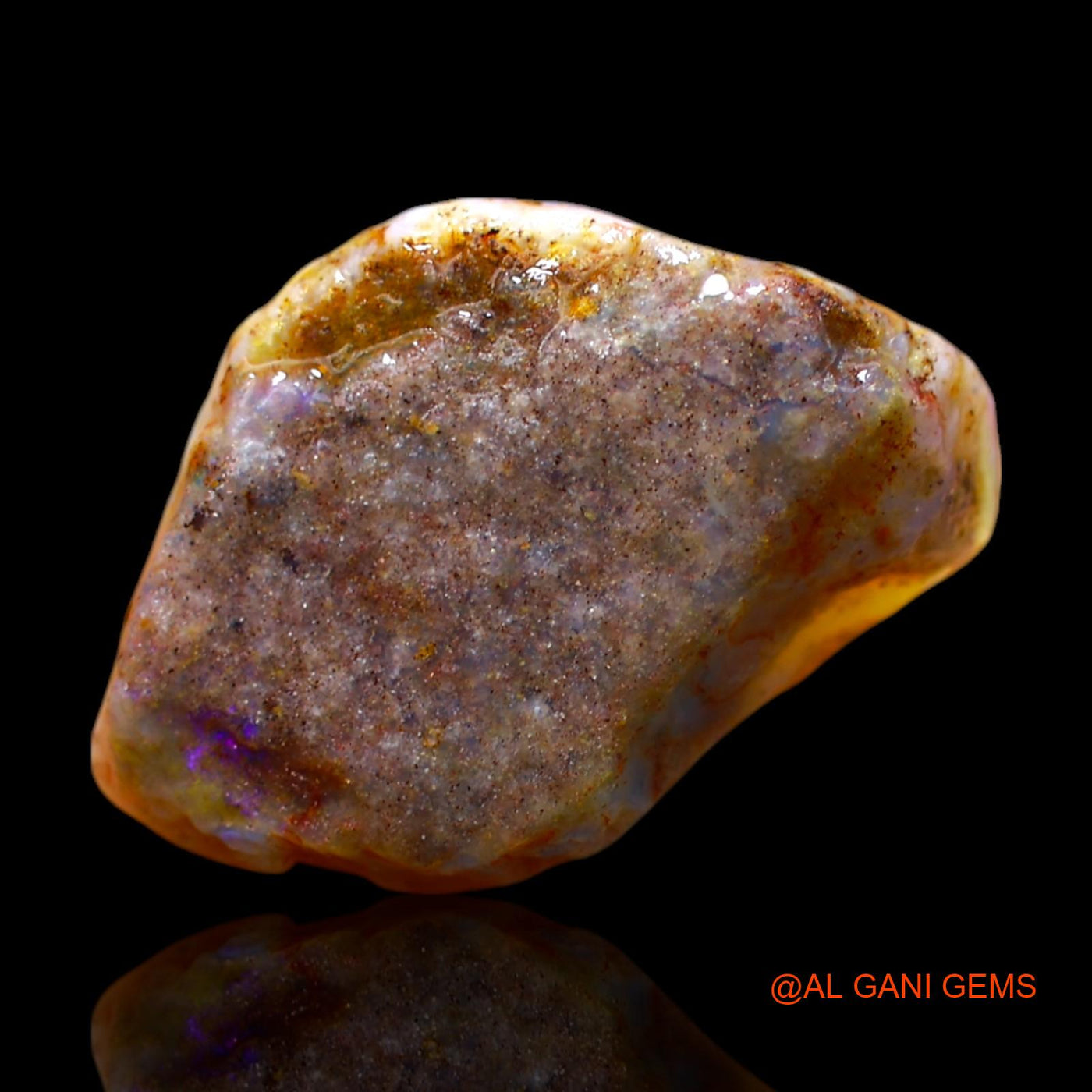 15.00 Cts Natural Australian Fire Opal Loose Gemstone Fancy Rough 21x14x14 mm RD-745