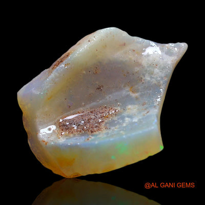 7.00 Cts Unheated Australian Fire Opal Loose Gemstone Fancy Rough Natural 23x18x4 mm RD-746