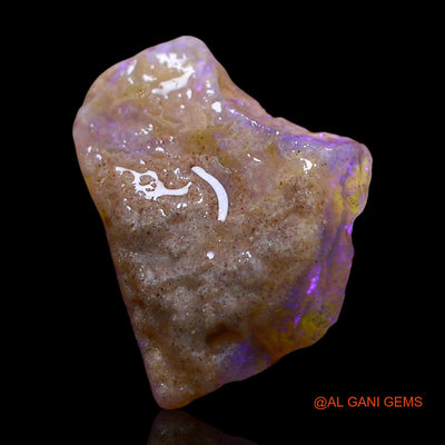 Natural Fire Opal Gemstone 11.00 Cts Loose Fancy Rough From Australia 21x16x8 mm RD-747