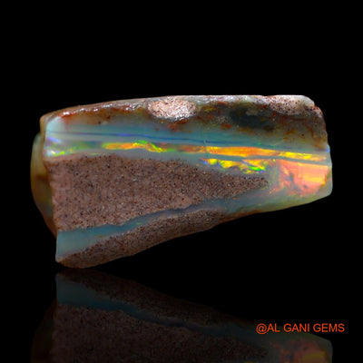 12.00 Cts Natural Australian Fire Opal Loose Gemstone Fancy Rough 17x14x9 mm RD-750