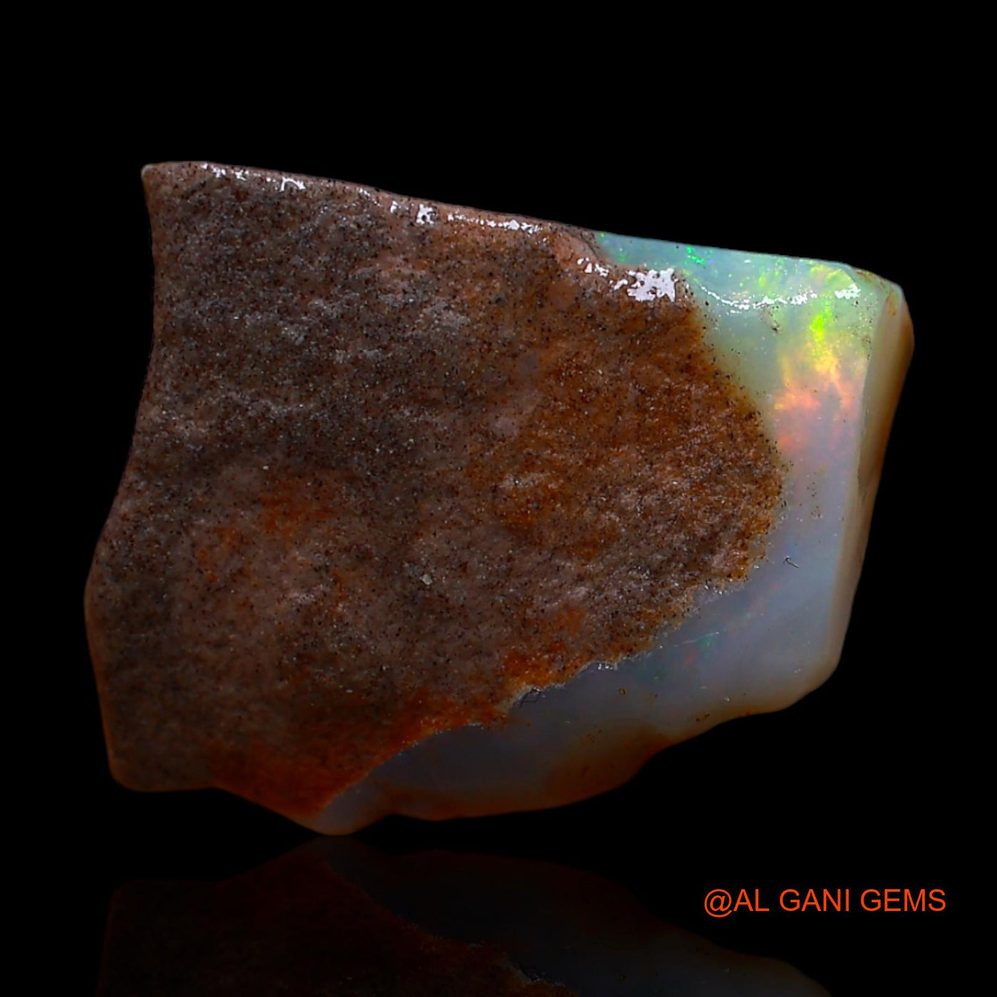 12.00 Cts Natural Australian Fire Opal Loose Gemstone Fancy Rough 17x14x9 mm RD-750