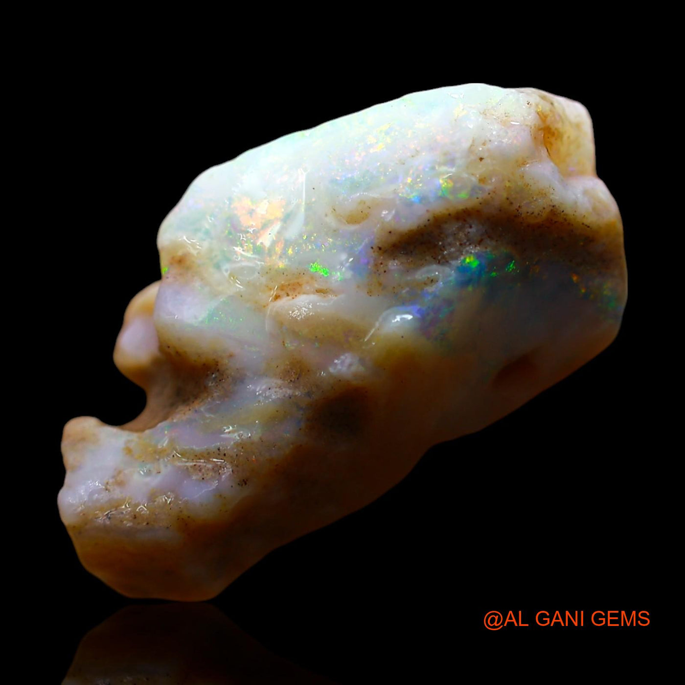 12.00 Cts Unheated Australian Fire Opal Loose Gemstone Fancy Rough Natural 23x9x10 mm RD-754