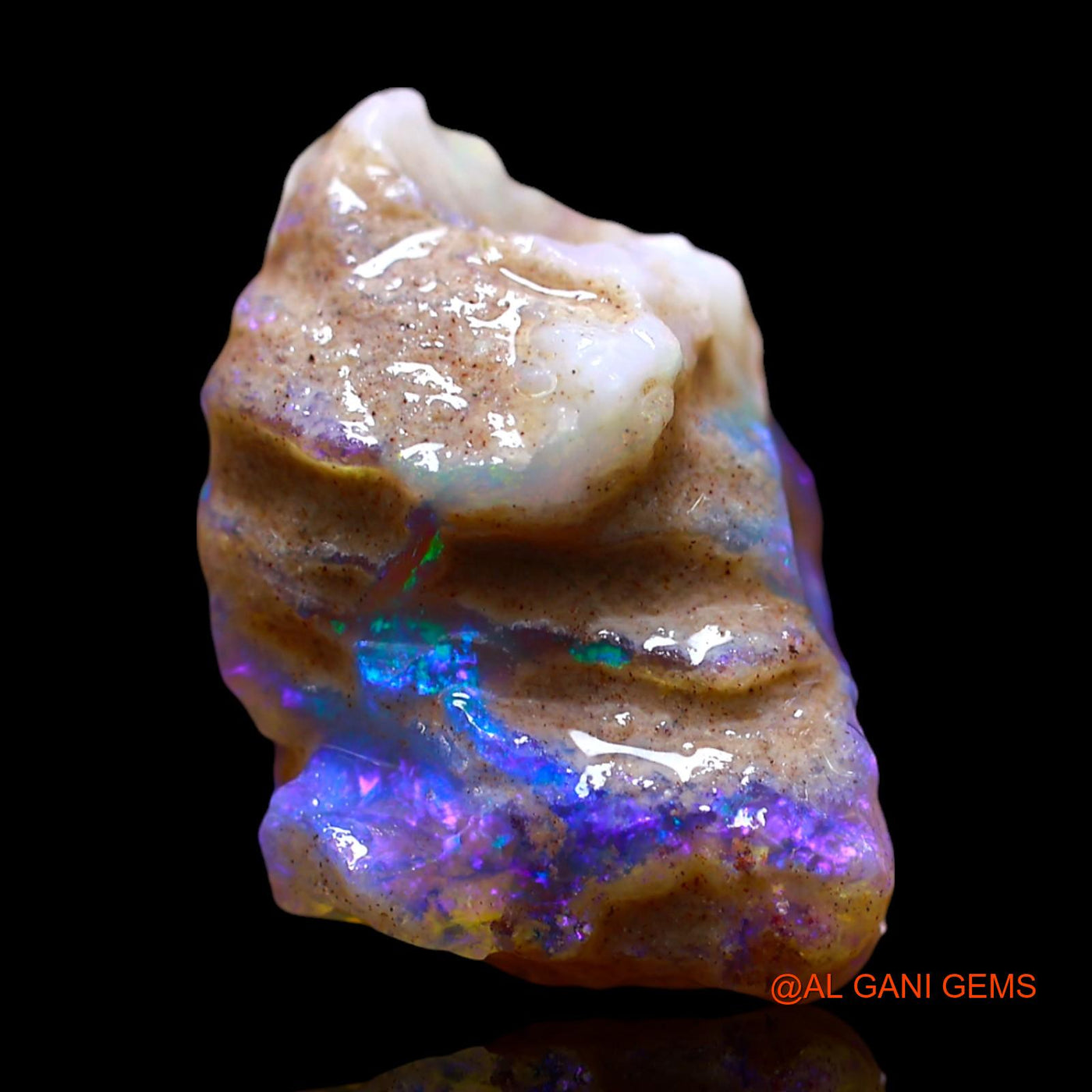 13.00 Cts Natural Australian Fire Opal Loose Gemstone Fancy Rough 20x12x10 mm RD-760