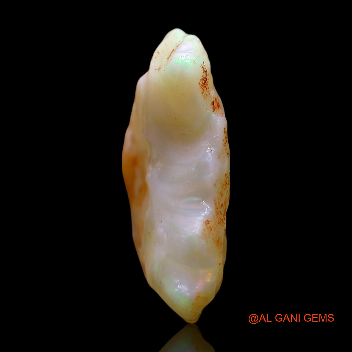 11.00 Cts Natural Australian Fire Opal Loose Gemstone Fancy Rough 22x16x6 mm RD-761