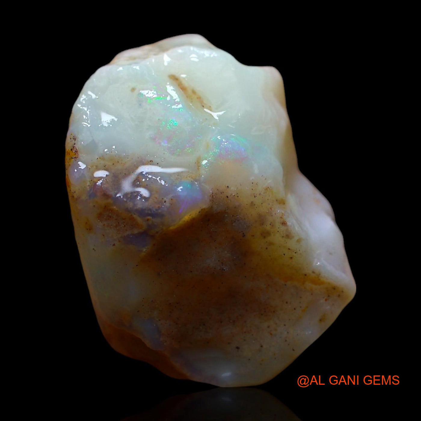 15.00 Cts Natural Australian Fire Opal Loose Gemstone Fancy Rough 20x14x13 mm RD-765